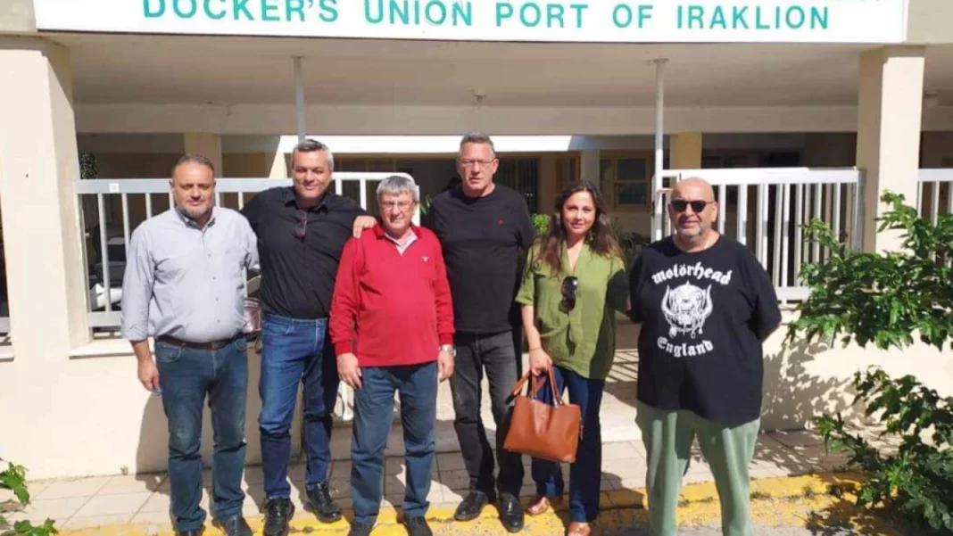 Τα προβλήματα των λιμενεργατών στο επίκεντρο συνάντησης στο λιμάνι του Ηρακλείου