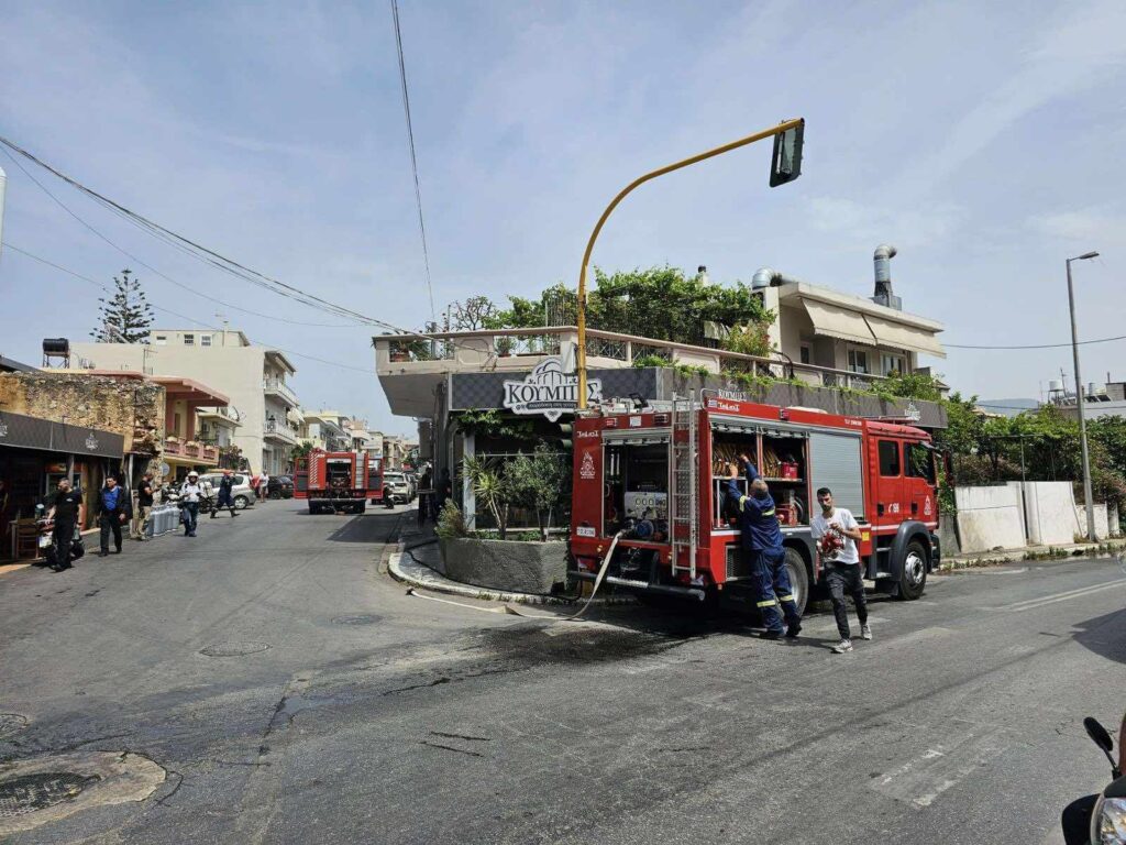 Κρήτη: Φωτιά σε ψητοπωλείο – Άμεση η επέμβαση της Πυροσβεστικής