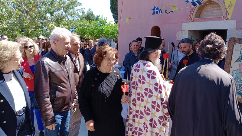 Ο Δήμαρχος Ηρακλείου Αλέξης Καλοκαιρινός τίμησε την μεγάλη εορτή του Αγίου Γεωργίου σε Σταυράκια και Βούτες
