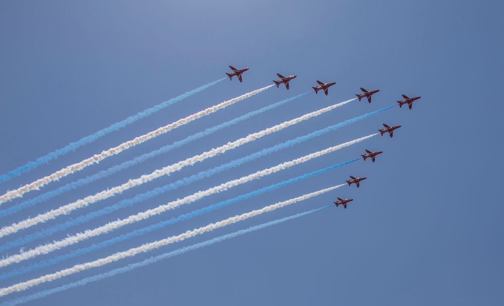 Τα Red Arrows της Βρετανικής Αεροπορίας στα Χανιά για την 84η Επέτειο της Μάχης της Κρήτης