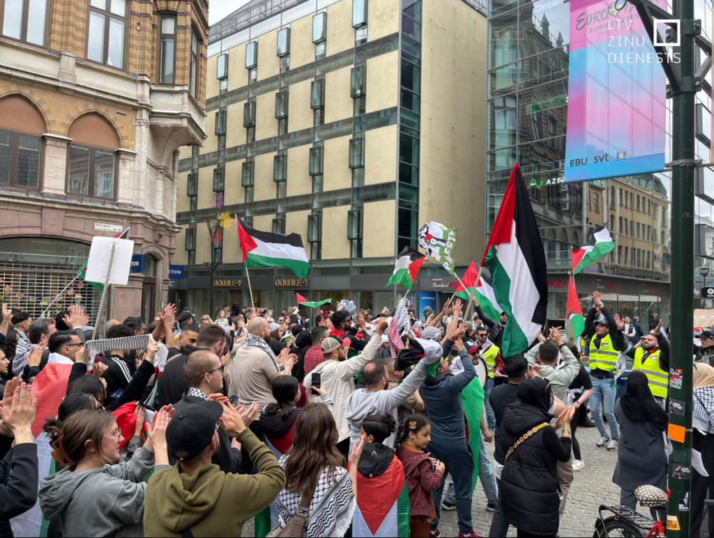 Σουηδία: Διαδήλωση κατά της συμμετοχής του Ισραήλ στη Eurovision – Η Γκρέτα Τούνμπεργκ μεταξύ 5.000 διαδηλωτών