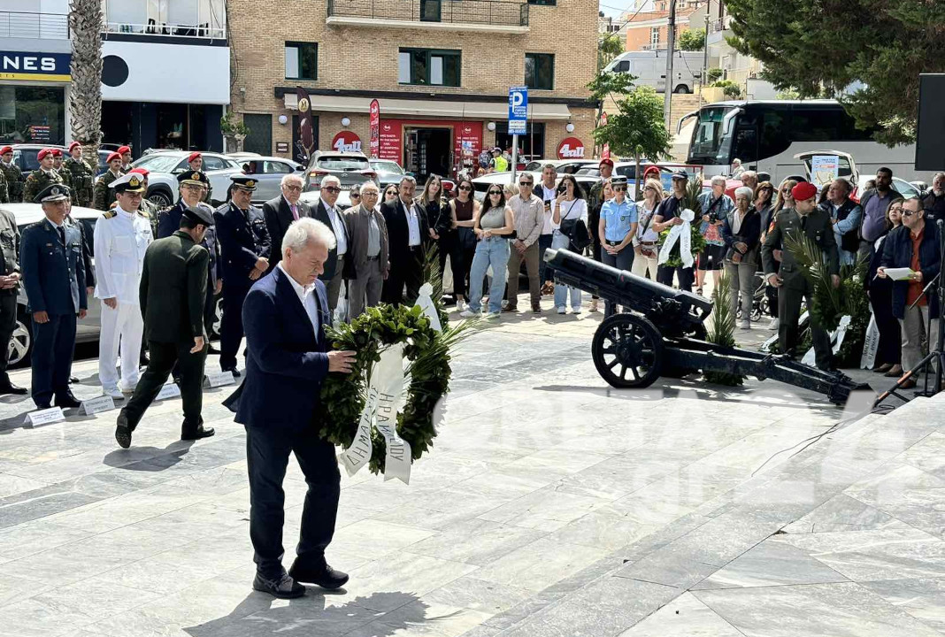 Το μήνυμα του Δημάρχου Ηρακλείου για την επέτειο λήξης του Δευτέρου Παγκοσμίου Πολέμου και για την Ημέρα της Ευρώπης