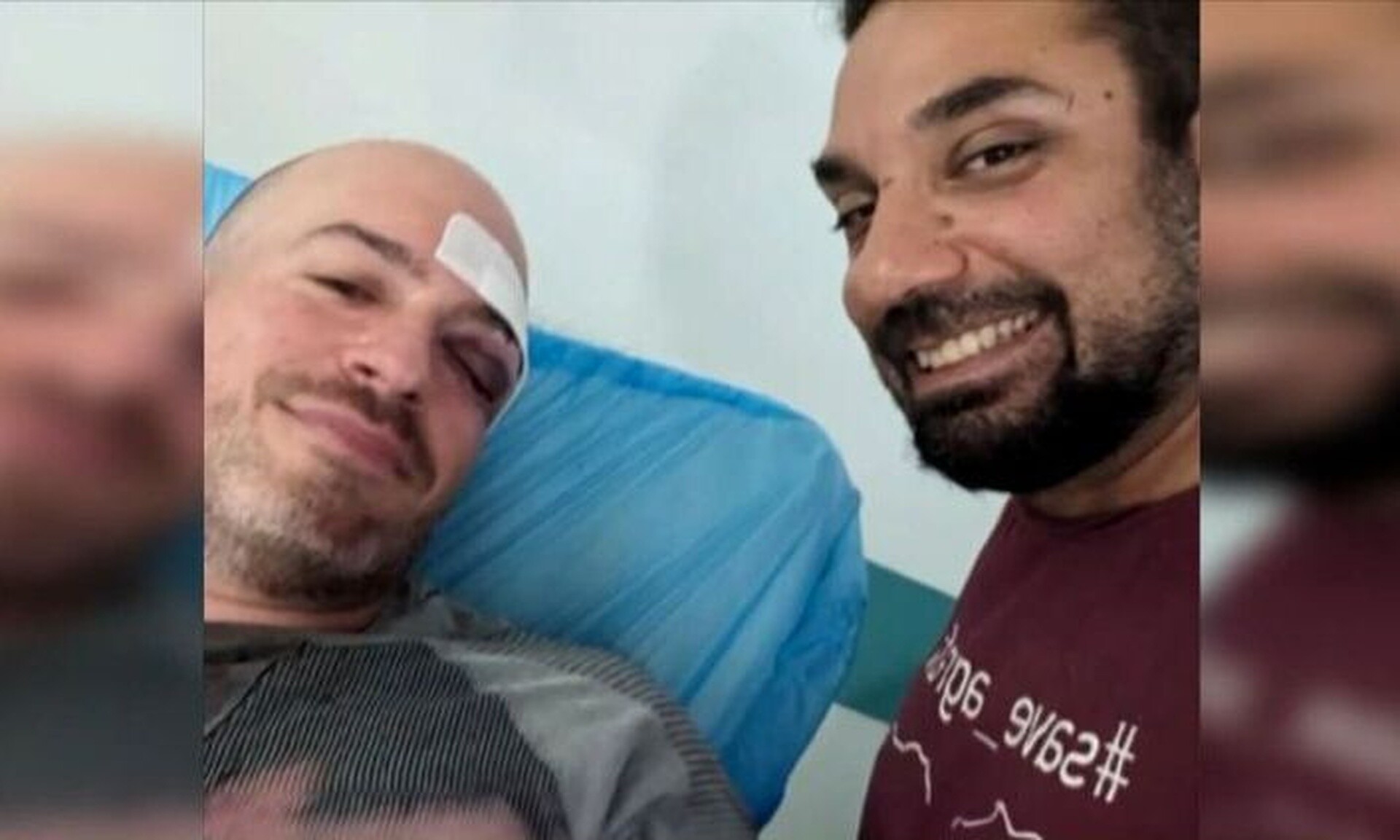 «Η μύτη μου είναι σπασμένη, έχω μαχαιριές στην πλάτη και το μπράτσο», αποκαλύπτει εθελοντής