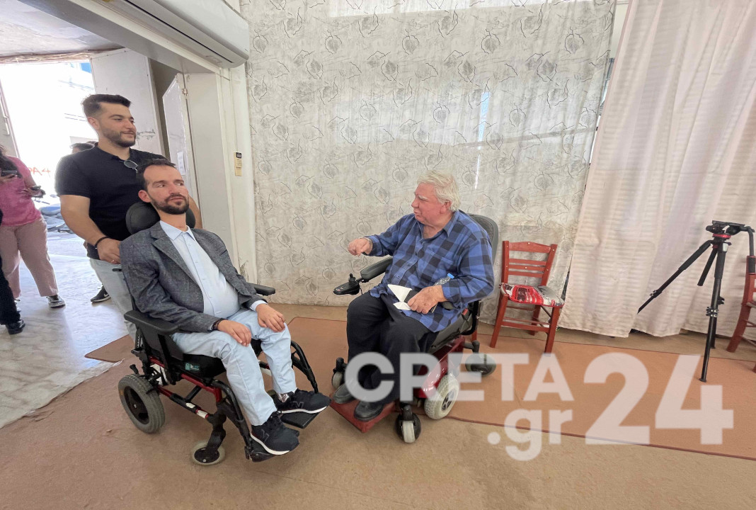 kympoyropoylos2 Στο Ηράκλειο ο υποψήφιος ευρωβουλευτής της ΝΔ Στέλιος Κυμπουρόπουλος - Συνάντηση με τον Παγκρήτιο Σύλλογο Αναπήρων Πολιτών
