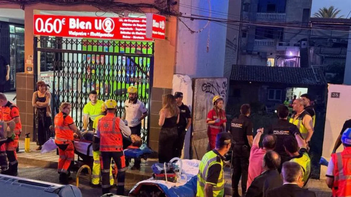 Εστιατόριο στη Μαγιόρκα κατέρρευσε από την πολυκοσμία στον πρώτο όροφο – Τουλάχιστον 4 νεκροί και 16 τραυματίες