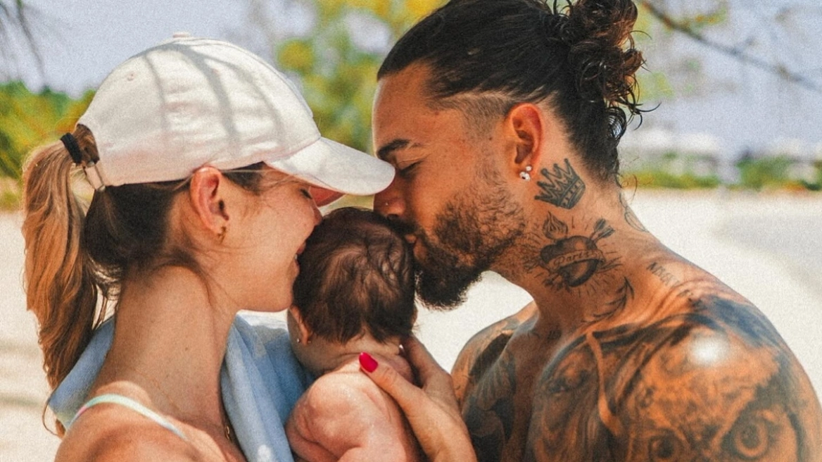 Μαλούμα: Οι τρυφερές φωτογραφίες με τη Σουσάνα Γκόμεζ και τη 2 μηνών κόρη τους