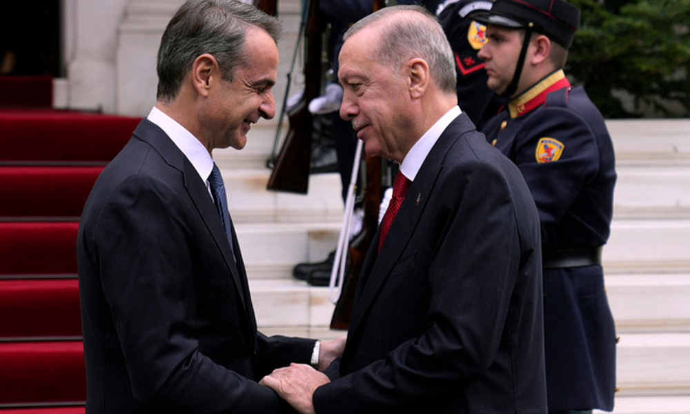 Σε εξέλιξη η συνάντηση Κυρ. Μητσοτάκη – Τ. Ερντογάν με στόχο την ενίσχυση της θετικής ατζέντας