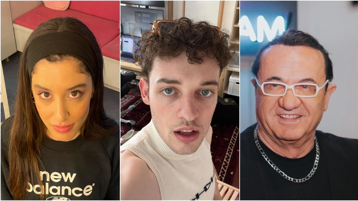 Το Nemo που κέρδισε τη Eurovision διασκεδάζει με Σάττι και Πανταζή