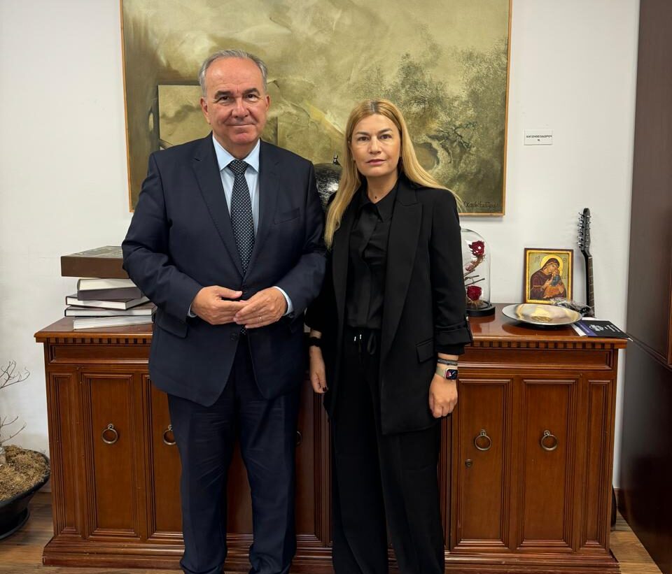 Συνάντηση Σέβης Βολουδάκη με τον αναπληρωτή Υπουργό Οικονομίας και Οικονομικών