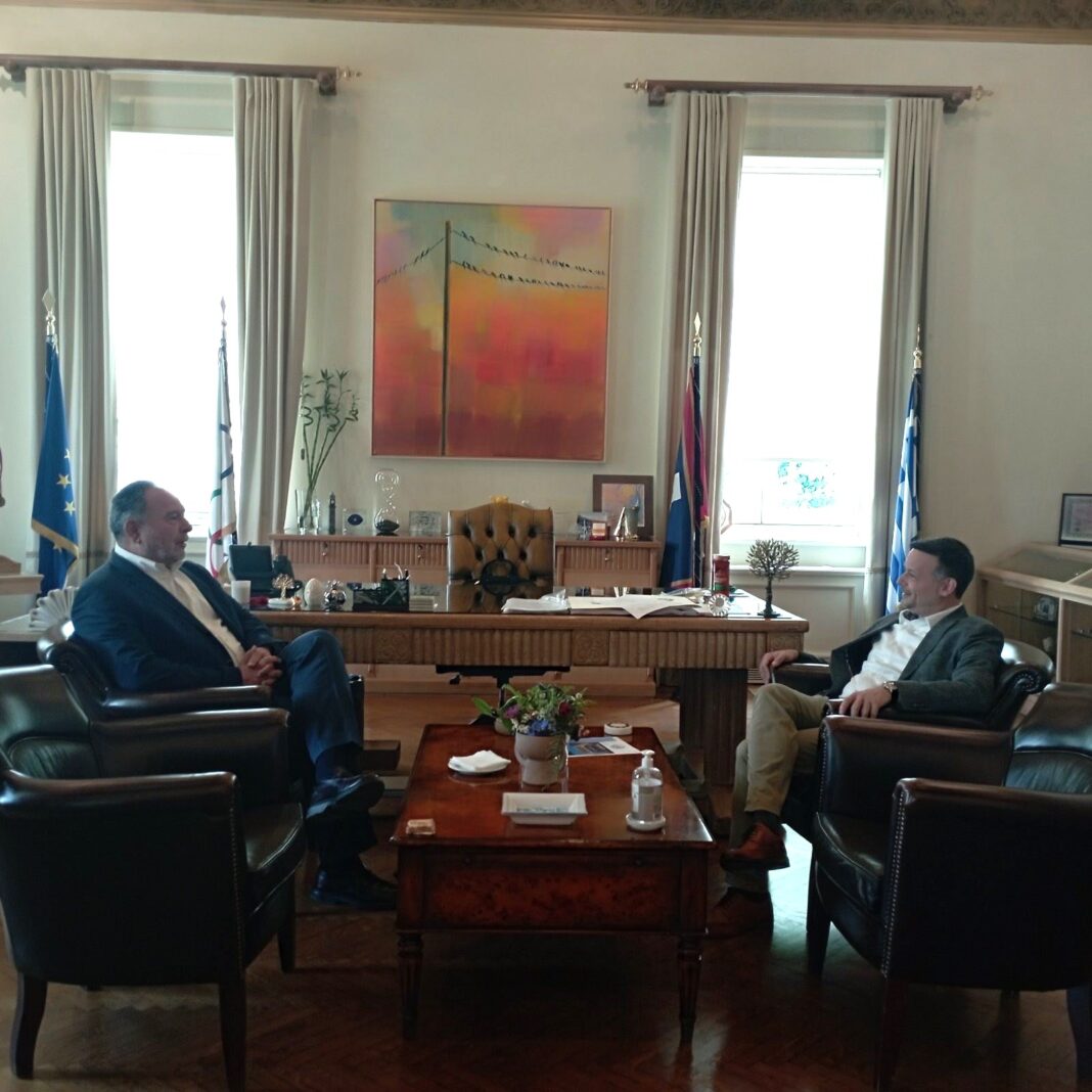 Συνάντηση Γιάννη Κουράκη με τον Δήμαρχο Αθηναίων Χάρη Δούκα