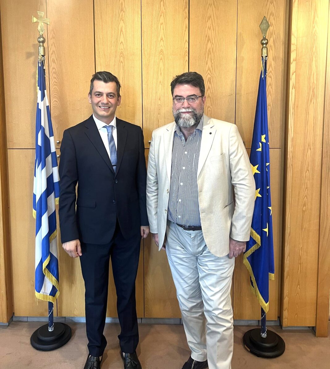 Συνάντηση του Εντεταλμένου Περιφερειακού Συμβούλου για την οδική ασφάλεια με τον Υφυπουργό Υποδομών και Μεταφορών