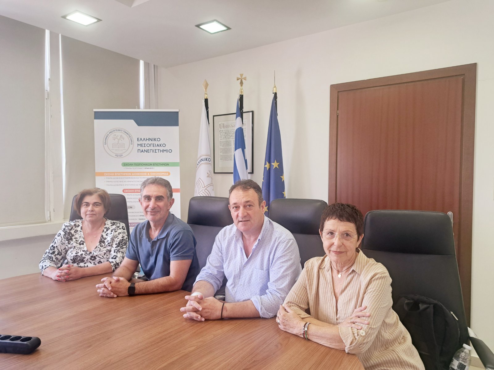 Συνάντηση του Αντιπεριφερειάρχη Κοινωνικής Πολιτικής και Αλληλεγγύης με τον Πρύτανη του ΕΛΜΕΠΑ