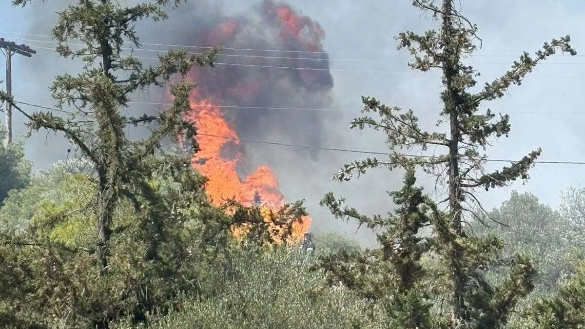 Σε εξέλιξη πυρκαγιά στην περιοχή Πλάτη της Μεσσηνίας