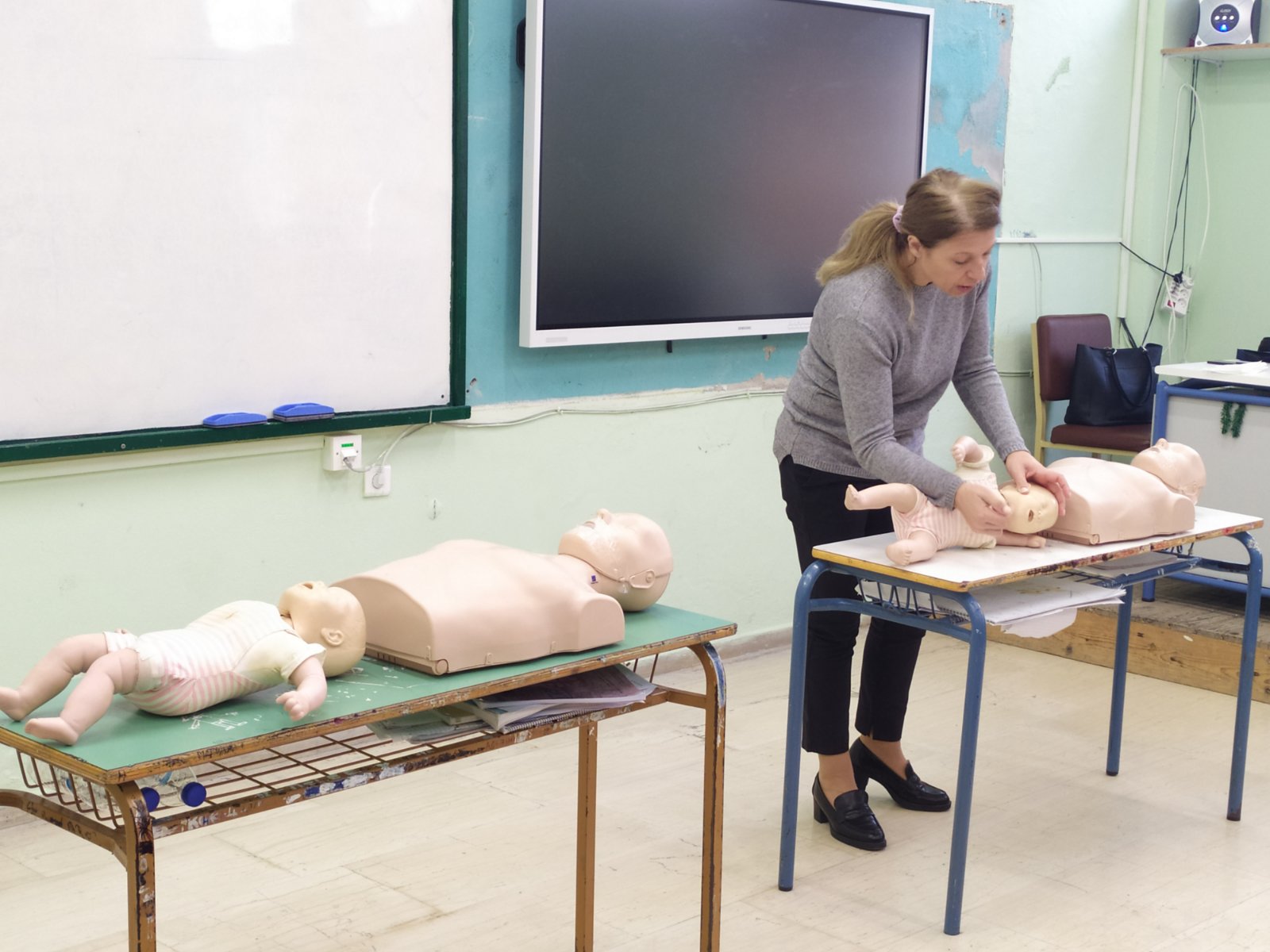 Ιατρικός Σύλλογος Ηρακλείου: Ολοκληρώθηκε ο φετινός κύκλος σεμιναρίων ΚΑΡΠΑ σε σχολεία