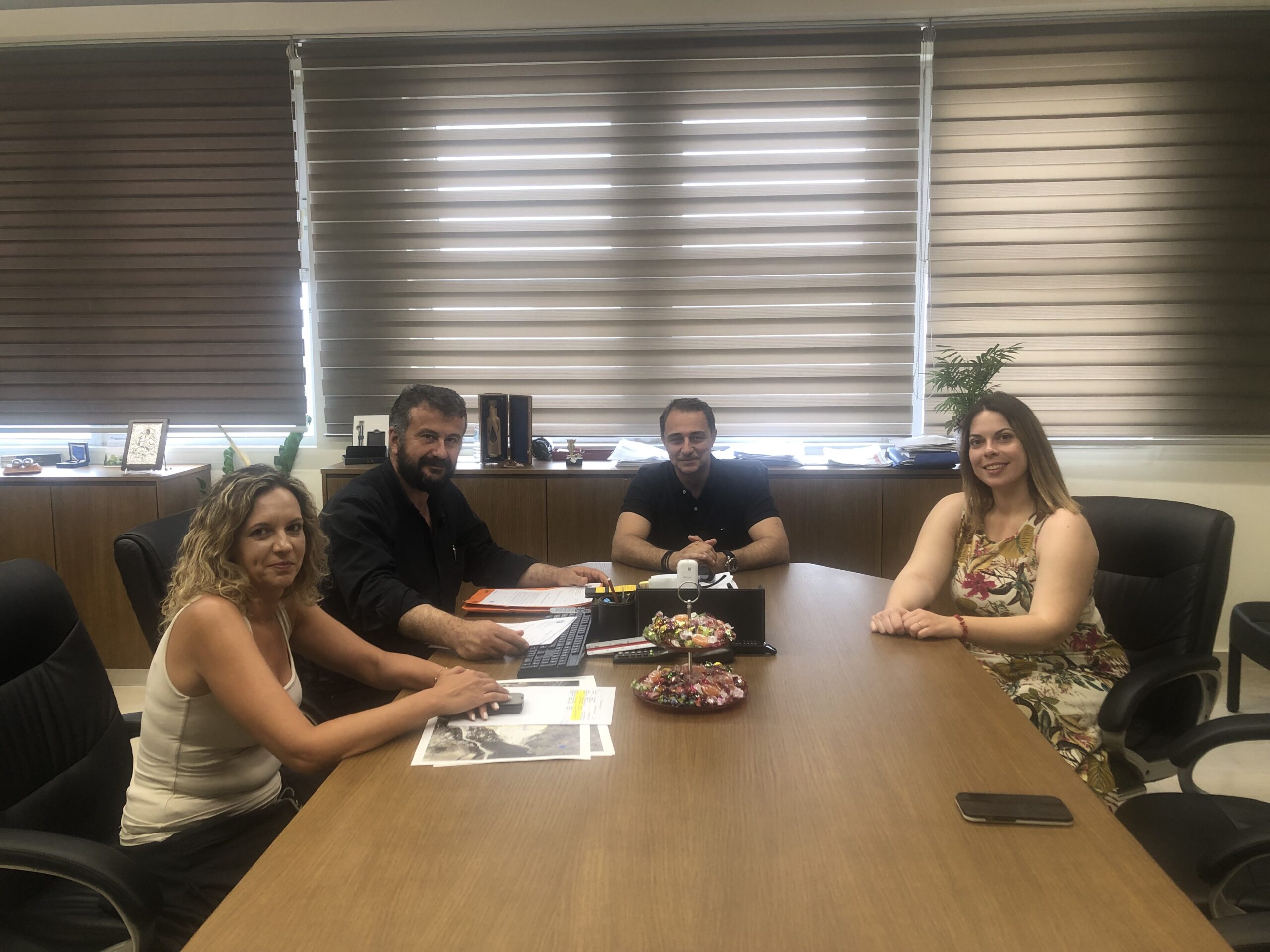 Συνάντηση του Δημάρχου Γόρτυνας, Μιχάλη Κοκολάκη με τον Υφυπουργό Ανάπτυξης, Μάξιμο Σενετάκη