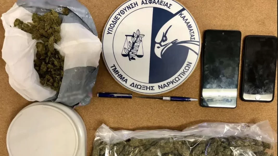 Νεαροί διακινούσαν ποσότητες κάνναβης
