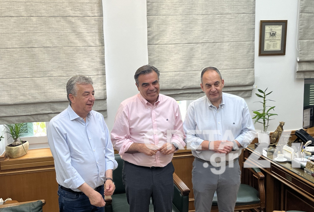 Στην Περιφέρεια Κρήτης ο Αντιπρόεδρος της Ευρωπαϊκής Επιτροπής Μαργαρίτης Σχοινάς