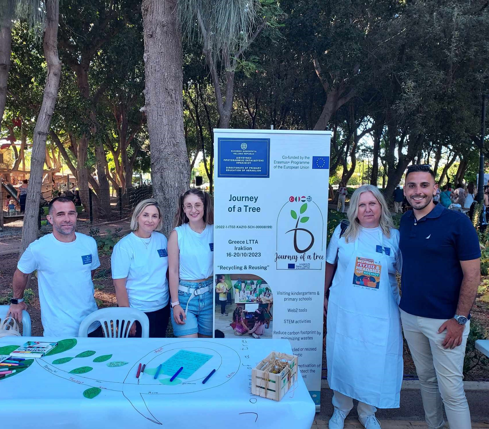 Εκδήλωση διάχυσης για το πρόγραμμα Erasmus+ «Journey of a Tree» της Διεύθυνσης Πρωτοβάθμιας Εκπαίδευσης Ηρακλείου