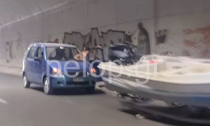 Τρέιλερ αποκόπηκε από αυτοκίνητο - Ευτυχώς δεν προκλήθηκε σύγκρουση