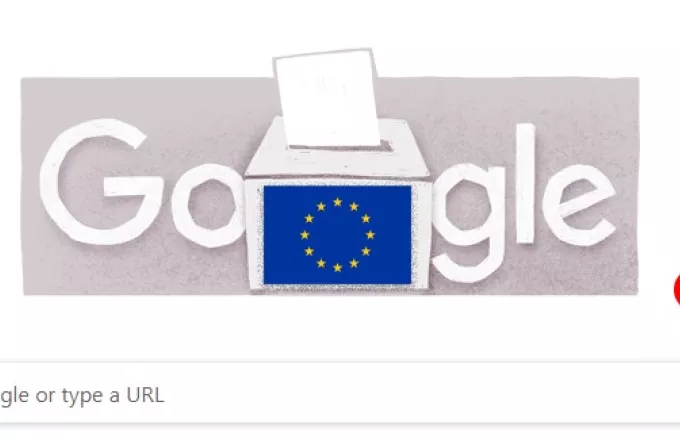 Αφιερωμένο στις Ευρωεκλογές 2024 το σημερινό doodle της Google