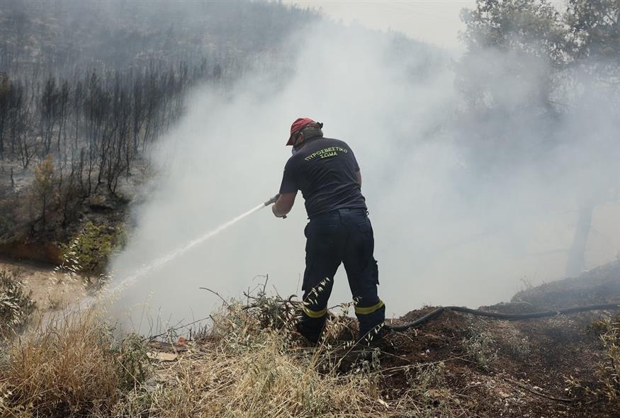 Συνελήφθη 78χρονη για τη φωτιά στη Γαύριανη