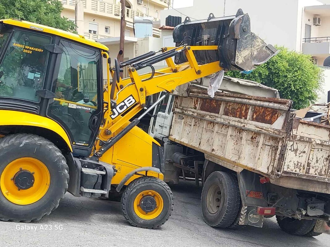 Επιχείρηση - σκούπα σε 120 αυτοσχέδιες χωματερές στο Δήμο Ηρακλείου