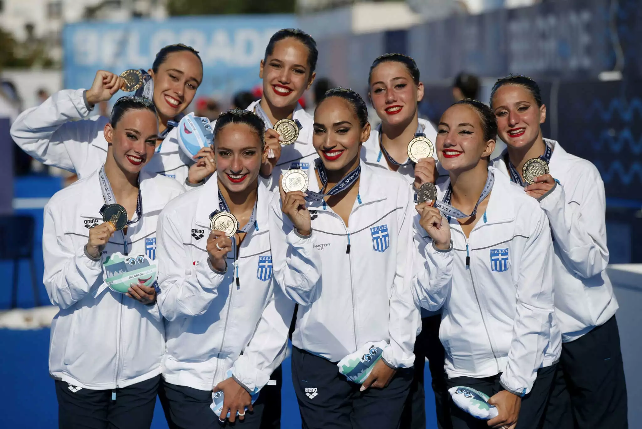 Ιστορικό μετάλλιο για την ελληνική καλλιτεχνική κολύμβηση με Κρητική εκπροσώπηση στο ευρωπαϊκό υγρού στίβου