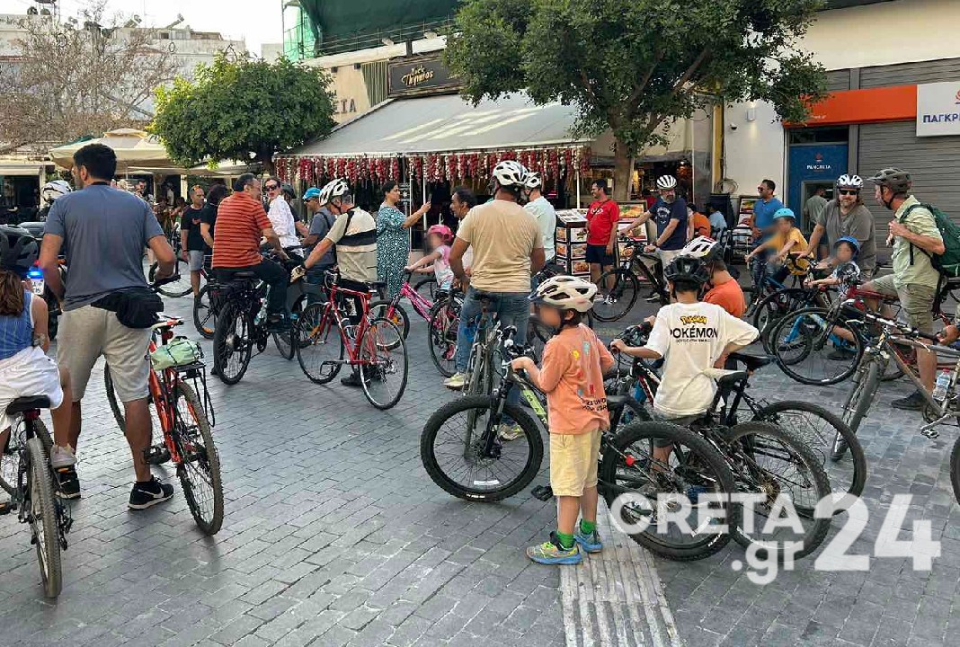 Παγκόσμια Ημέρα Ποδηλάτου: Βόλτα στο κέντρο του Ηρακλείου με το πιο φιλικό μέσο για το περιβάλλον