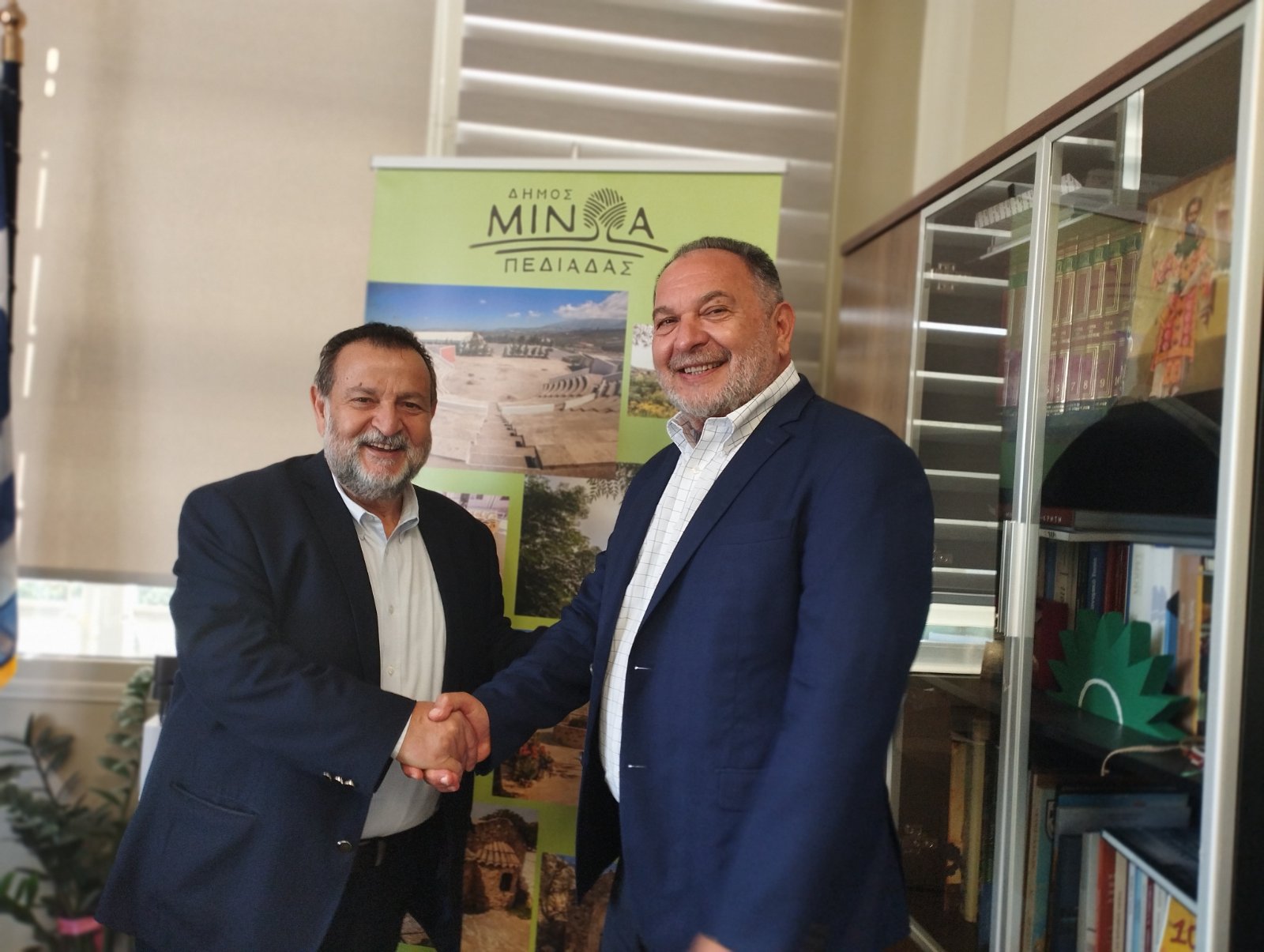 Συνάντηση Κουράκη με Κεγκέρογλου και σεισμοπαθείς: “Ήμουν, είμαι και θα είμαι στο πλευρό σας με πράξεις και έργα”