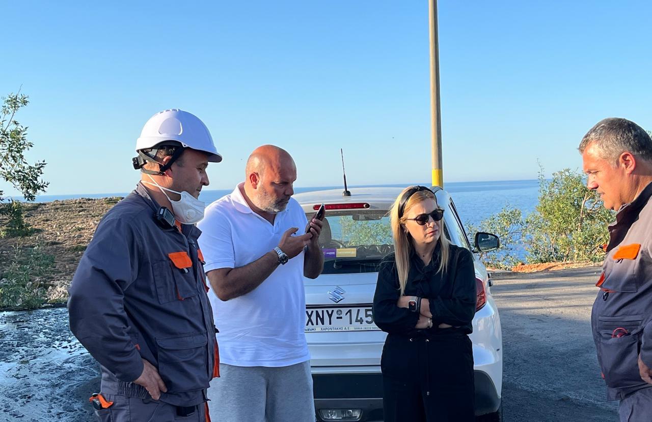 Η Σέβη Βολουδάκη για την πυρκαγιά στο εργοστάσιο της ΔΕΔΙΣΑ και την αποκατάσταση των ζημιών