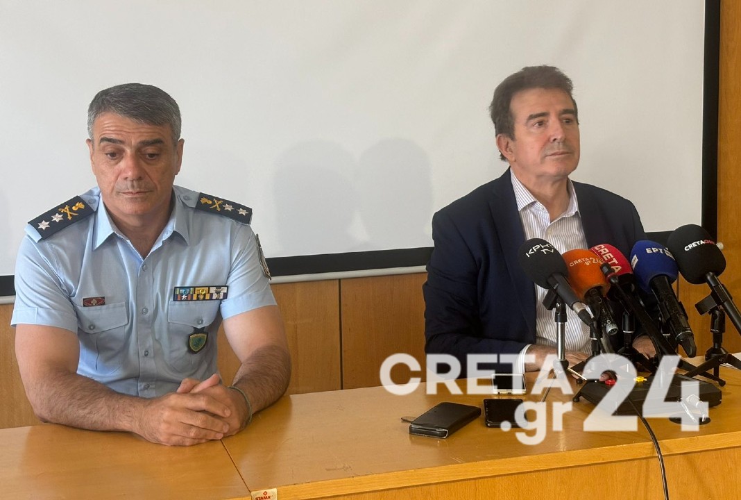 Μιχάλης Χρυσοχοΐδης από Ηράκλειο: «498 περιστατικά ενδοοικογενειακής βίας στην Κρήτη το πρώτο πεντάμηνο του 2024»