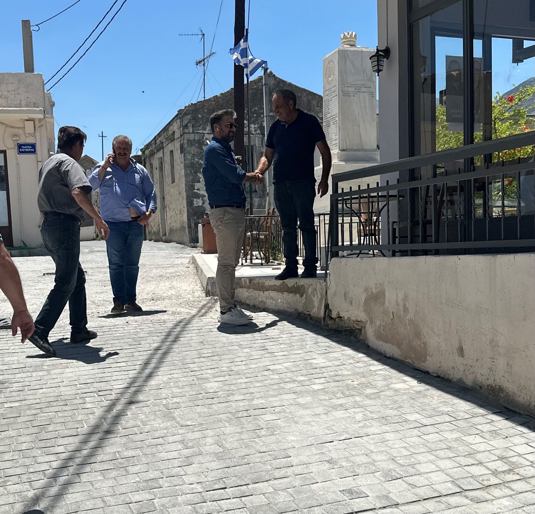 Έργα στη Δημοτική Ενότητα Κρουσώνα επιθεώρησε ο Δήμαρχος Μαλεβιζίου