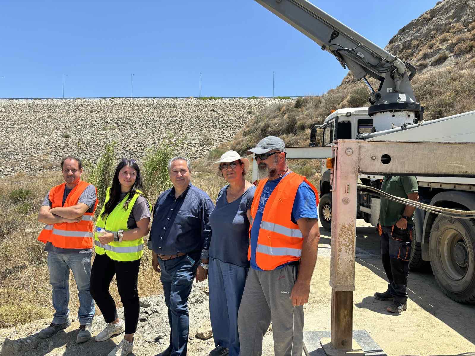 Ξεκίνησαν οι εργασίες έμφραξης του φράγματος της Πλακιώτισσας – Αυτοψία από τον Αντιπεριφερειάρχη Τεχνικών Έργων