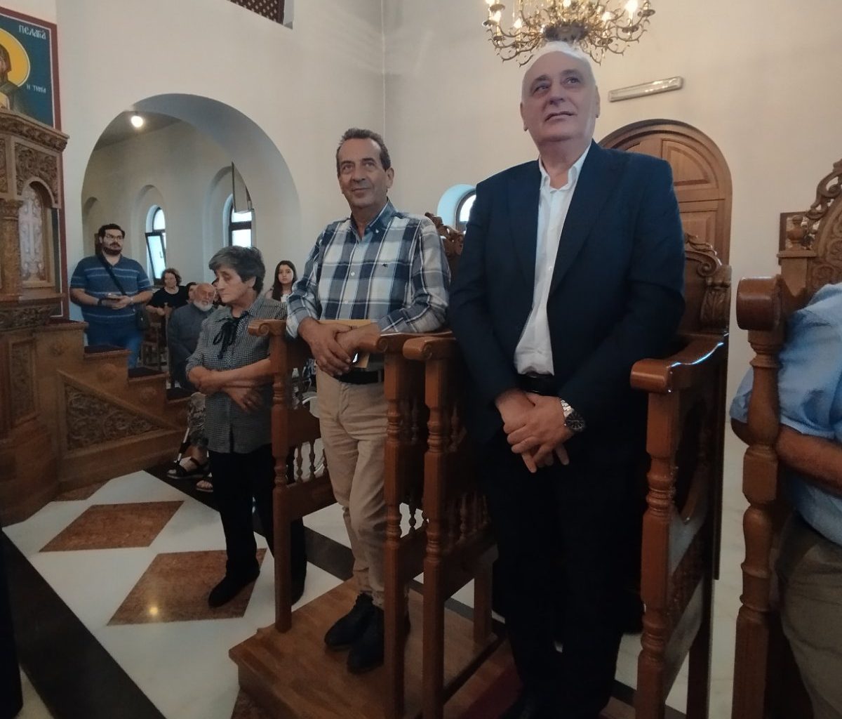 Στη Θεία Λειτουργία στη μνήμη του Αγίου Ανδρέα, Αρχιεπισκόπου Κρήτης του Ιεροσολυμίτου ο Δήμαρχος Βιάννου
