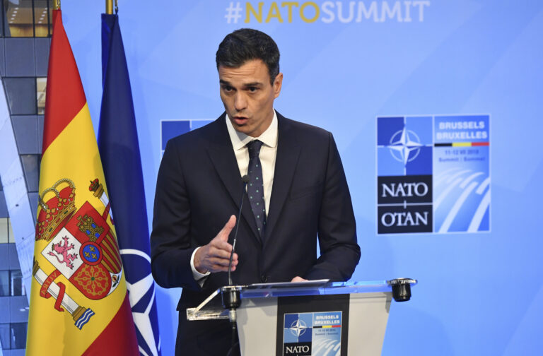 Ισπανία – Σύνοδος κορυφής ΝΑΤΟ: Ο Σάντσεθ διαβεβαιώνει ότι θα δαπανήσει το 2% του ΑΕΠ στην άμυνα το 2029