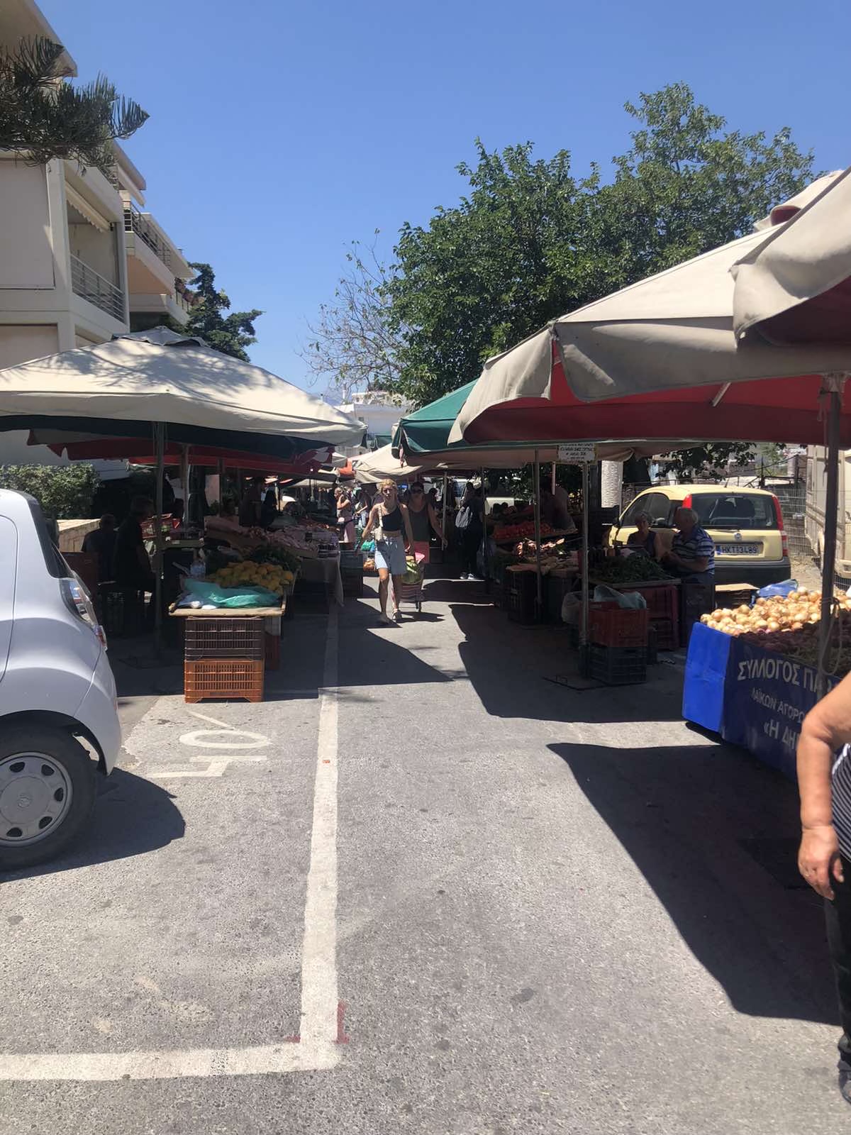 Σε νέα θέση η λαϊκή αγορά της Παρασκευής στη Θέρισο