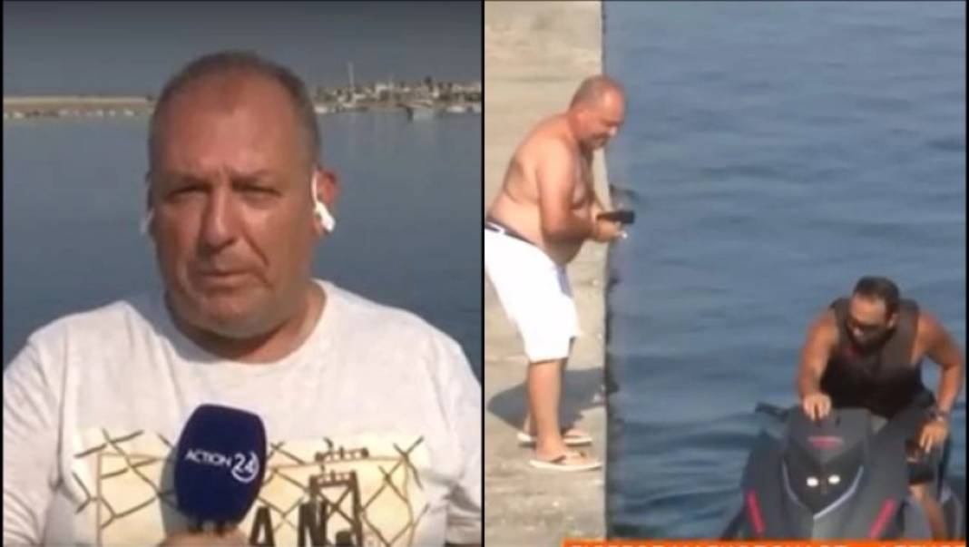 Μυθικός ρεπόρτερ: Πέταξε το μικρόφωνο σε ζωντανή σύνδεση, γδύθηκε και ανέβηκε σε τζετ σκι