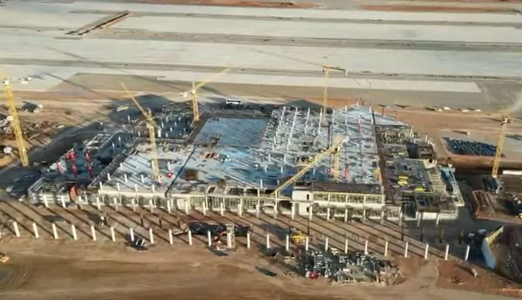 Πάνω από 35% η πρόοδος για το νέο αεροδρόμιο στο Καστέλι Ηρακλείου