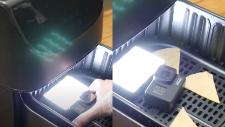 Youtuber τοποθέτησε GoPro σε ένα Air Fryer για να δει τι συμβαίνει κατά τη διάρκεια του μαγειρέματος: Άναυδοι οι χρήστες του διαδικτύου