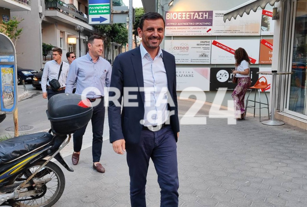 Στα Χανιά ο υφυπουργός Προστασίας του Πολίτη, Ανδρέας Νικολακόπουλος