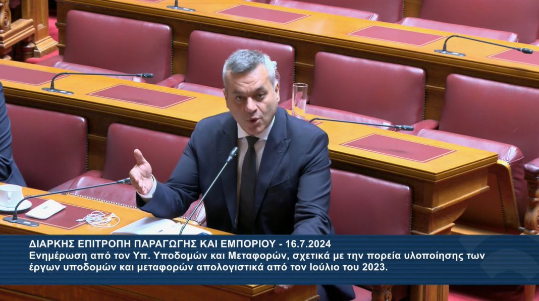ΒΟΑΚ και προαστιακός Ηρακλείου στο επίκεντρο της τοποθέτησης του Χάρη Μαμουλάκη στη Βουλή