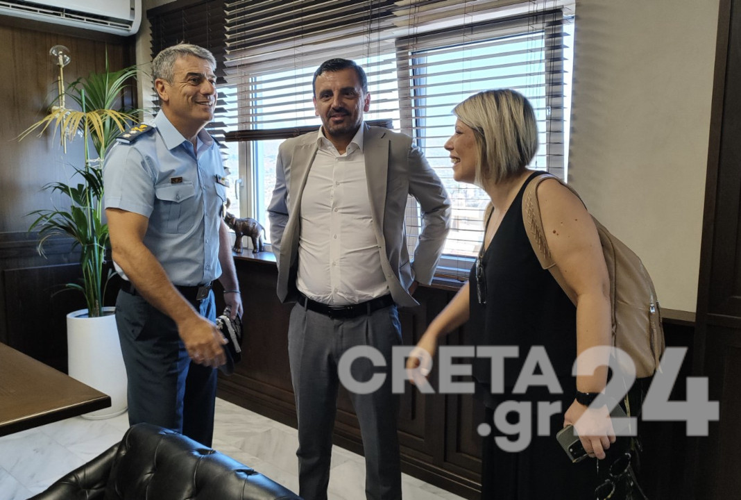 Χανιά: Στο Αστυνομικό μέγαρο ο Υφυπουργός Προστασίας του Πολίτη