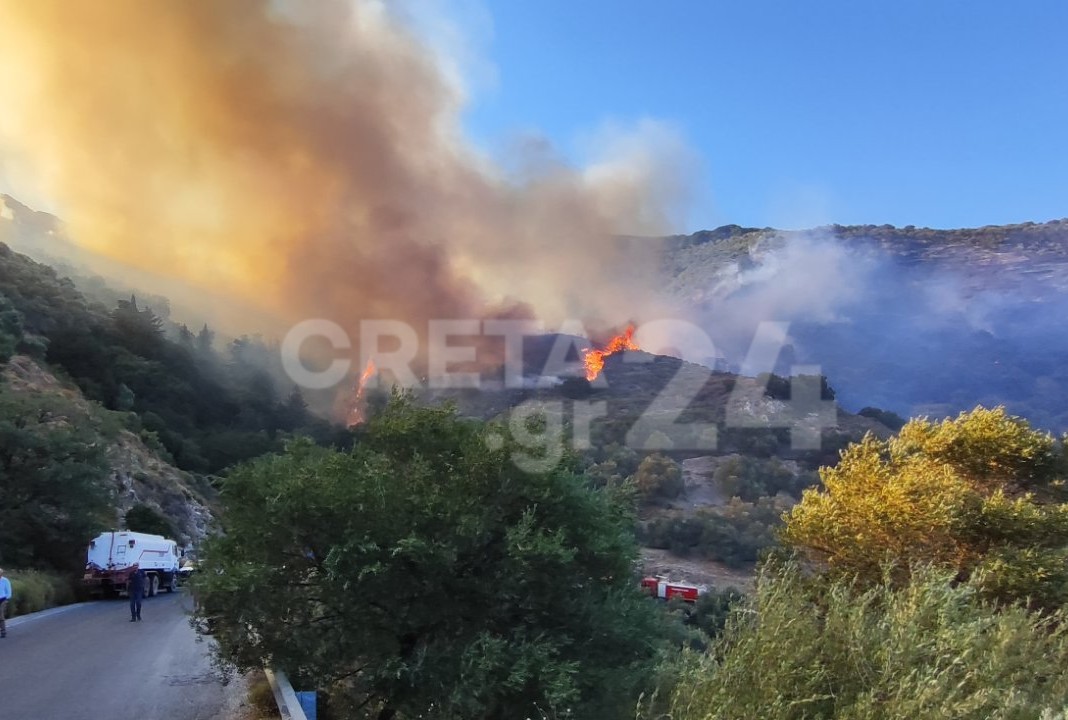 Κρήτη: Mία σύλληψη για την μεγάλη πυρκαγιά