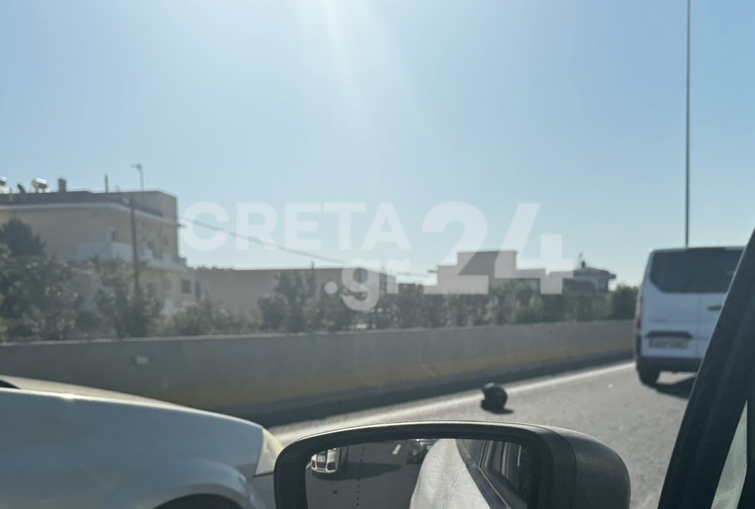 Hράκλειο: Στο νοσοκομείο 22χρονος μοτοσικλετιστής μετά από τροχαίο στον ΒΟΑΚ