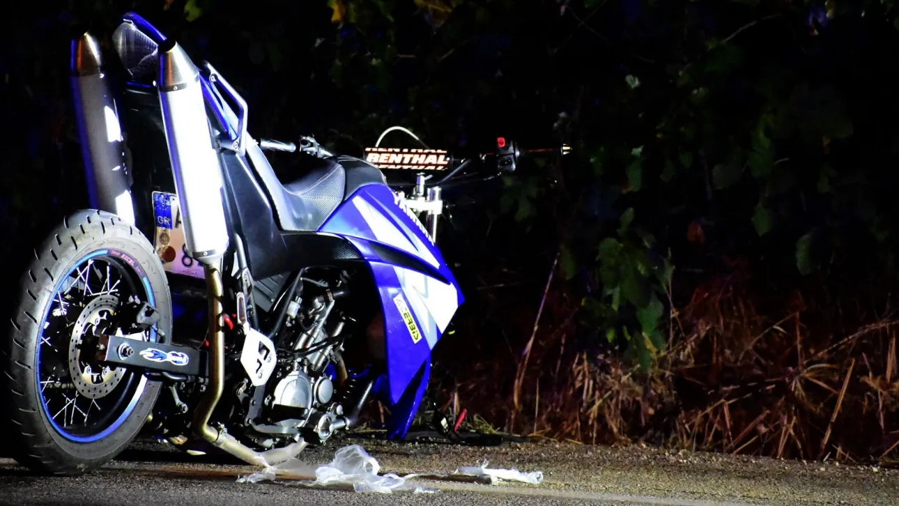 Νεκρός 34χρονος οδηγός μηχανής σε τροχαίο