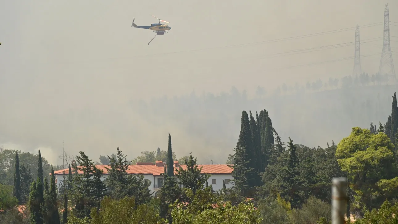 Υπό έλεγχο η φωτιά στον Πλατανιά Πηλίου