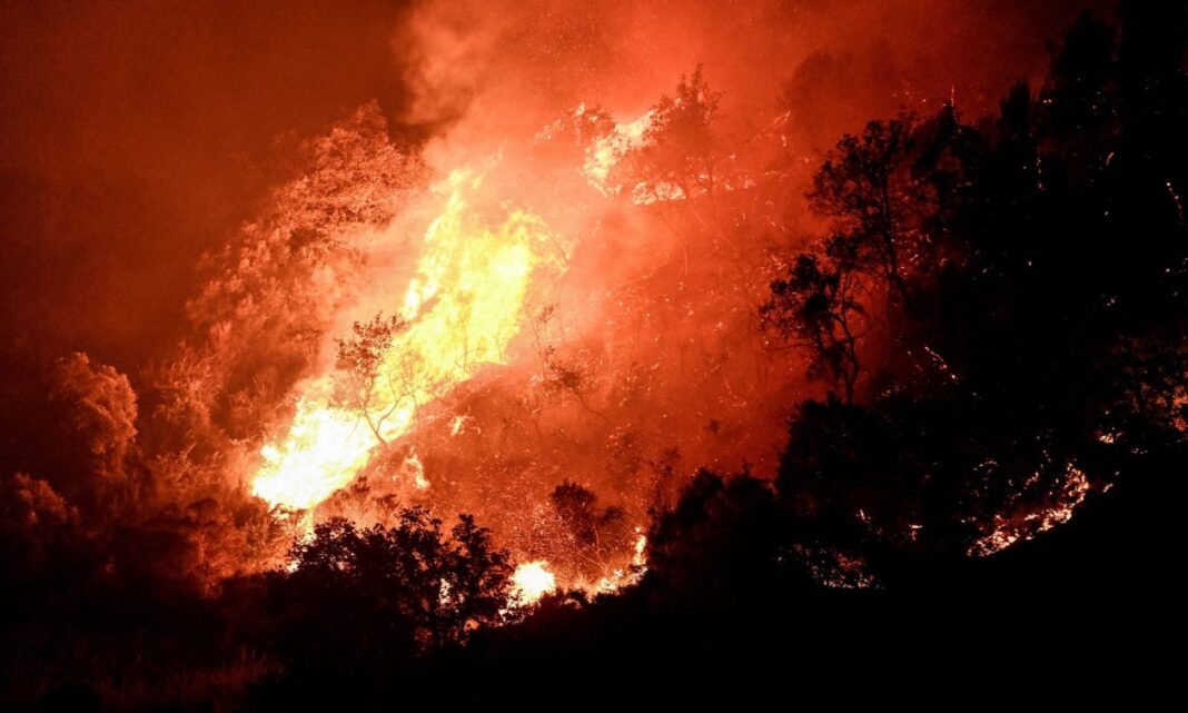 Πυρκαγιά στον Παλαιόπυργο Ναυπακτίας – Έσπευσαν ισχυρές πυροσβεστικές δυνάμεις