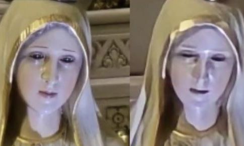 Παναγία της Φατιμά: Η κάμερα κατέγραψε το άγαλμά της να ανοιγοκλείνει τα μάτια του