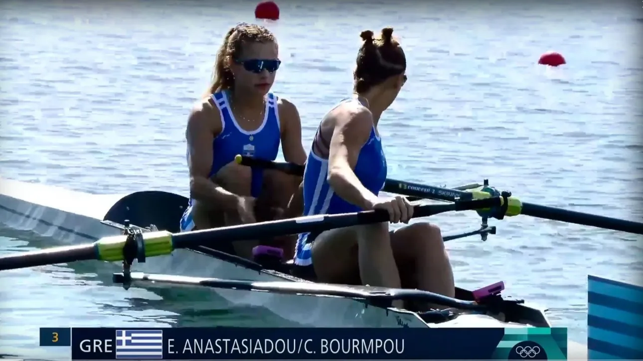 Ολυμπιακοί Αγώνες 2024: Στην έκτη θέση Μπούρμπου και Αναστασιάδου στη δίκωπο