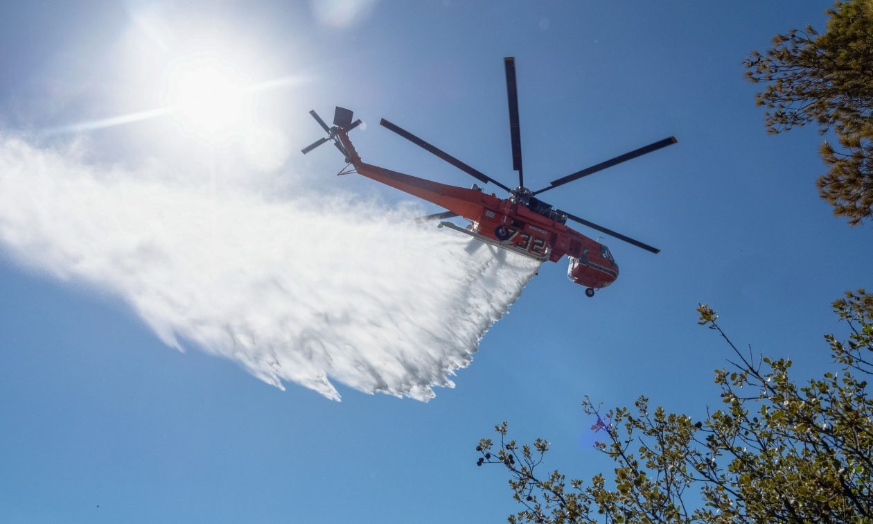 Πυρκαγιά σε δασική έκταση στο Σκλήθρο Φλώρινας